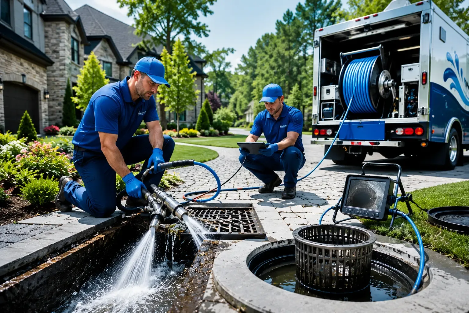Local outdoor drain cleaning professionals in Industry, TX