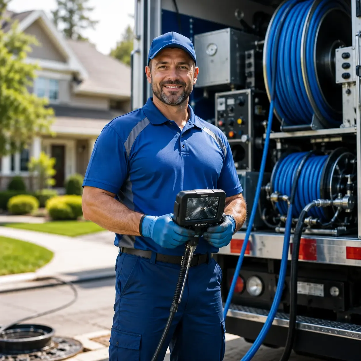 Local outdoor drain cleaning specialists in Industry, TX
